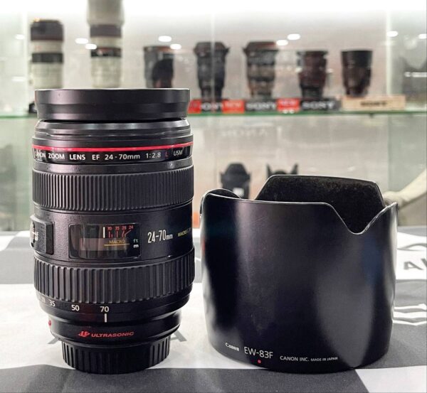 Canon EF 24-70mm f2.8L II professional L-series workhorse zoom lens for Canon EF mount – very good condition