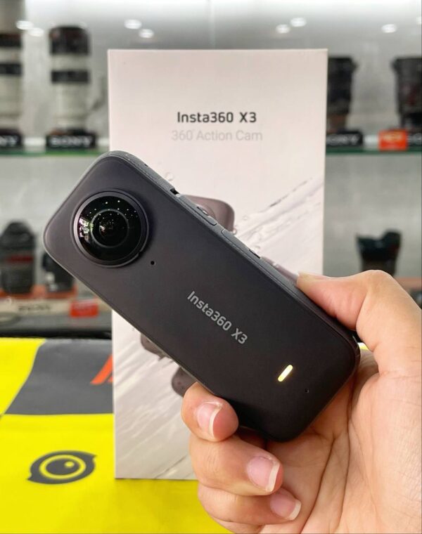 Insta360 X3 360 Action Camera with 2M Selfie Stick + Full Accessory Bundle