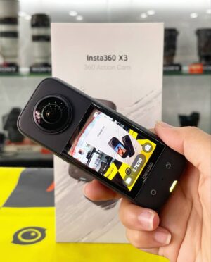 Insta360 X3 360 Action Camera with 2M Selfie Stick + Full Accessory Bundle