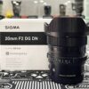Sigma 20mm f/2 DG DN I-Series lens excellent condition