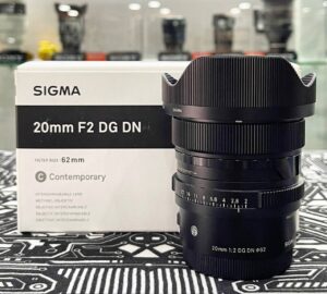 Sigma 20mm f/2 DG DN Contemporary Lens for Sony E-Mount (I Series) with Accessory Bundle
