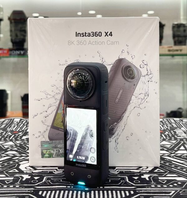 Insta360 X4 8K 360 Action Camera with Lens Cap