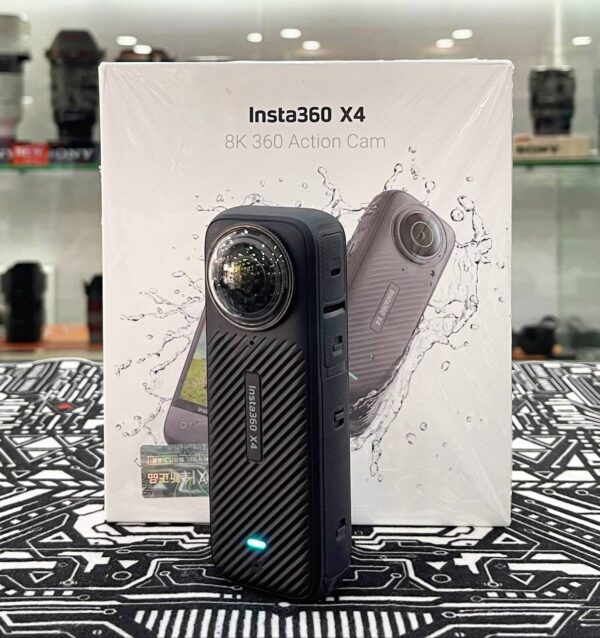 Insta360 X4 8K 360 Action Camera with Lens Cap
