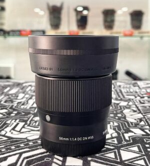 Sigma 56mm f/1.4 DC DN Contemporary Lens for Sony E-Mount with Accessory Bundle