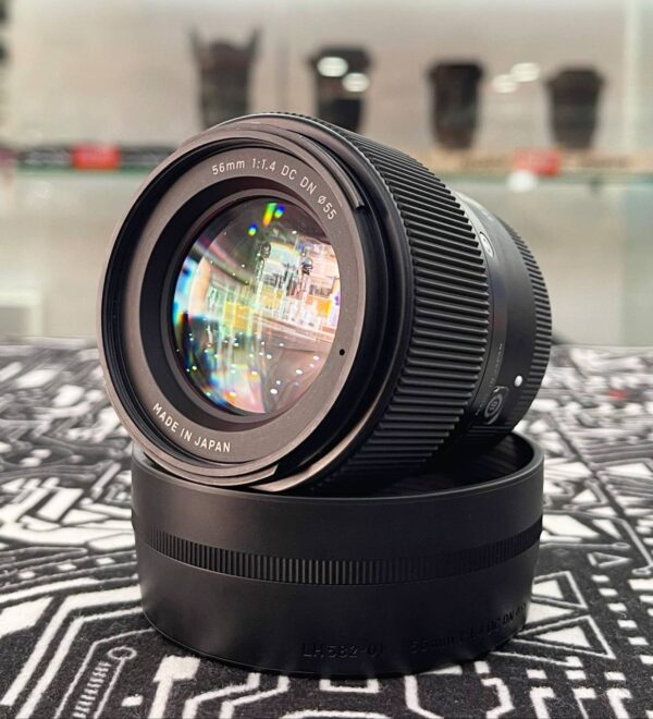 Sigma 56mm f/1.4 DC DN Contemporary – Excellent Condition (98%) with Accessory Bundle