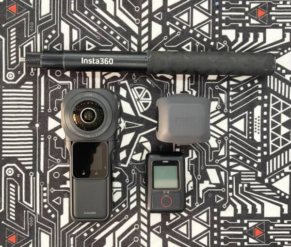Insta360 ONE RS 1-Inch 360 Edition Premium Kit with GPS Remote + Selfie Stick + 128GB