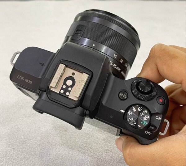 Canon EOS M50 Kit – Excellent 24.1MP 4K Vlogging Camera with 15-45mm Lens + Accessory Bundle