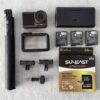 DJI Osmo Action 5 Pro action camera with dual OLED screens, wireless microphone, and Adventure Combo accessories – excellent condition