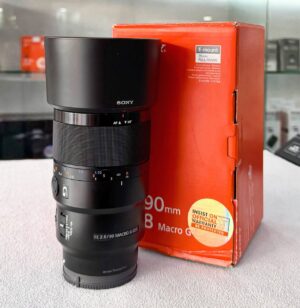 Sony FE 90mm f/2.8 Macro G OSS Lens with UV Filter + Accessory Bundle