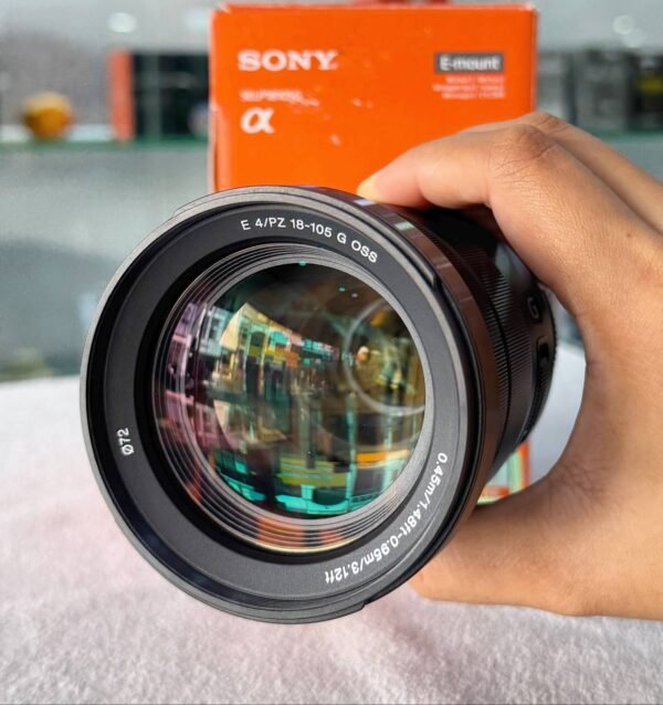 Sony E PZ 18-105mm f/4 G OSS Lens – Excellent Condition (98%) with UV Filter + Accessory Bundle