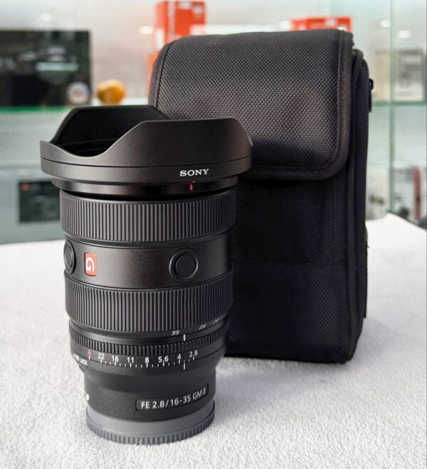 Sony FE 16-35mm f/2.8 GM II professional G Master wide-angle zoom lens – excellent condition