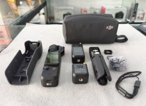 DJI Osmo Pocket 3 Creator Combo with 64GB Memory Card + Screen Protector + Accessory Bundle