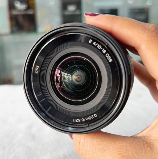 Sony E 10-18mm f/4 OSS Ultra-Wide Zoom Lens (SEL1018) with UV Filter + Accessory Bundle