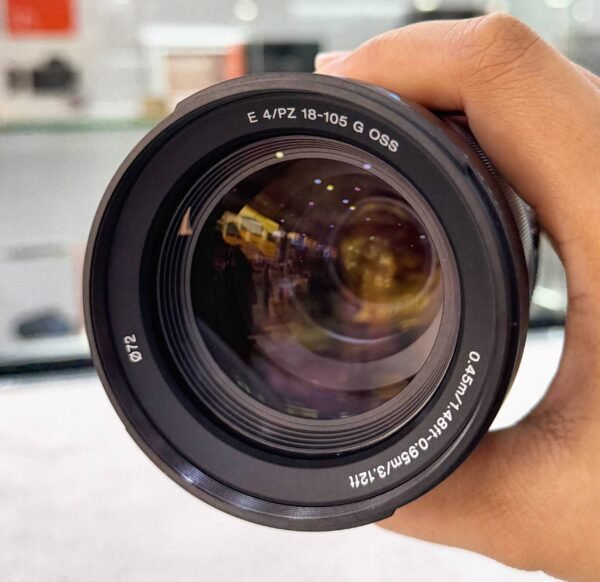 Sony E PZ 18-105mm f/4 G OSS Lens – Very Good Condition (96%) with UV Filter + Accessory Bundle