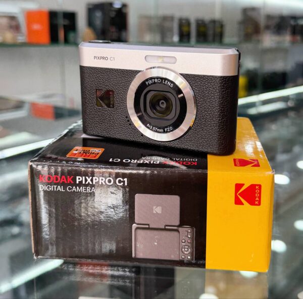 Kodak Pixpro C1 Ultra-Compact Camera with Keychain + Accessory Kit