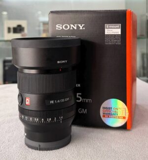 Sony FE 35mm f/1.4 GM Lens with UV Filter + Accessory Bundle