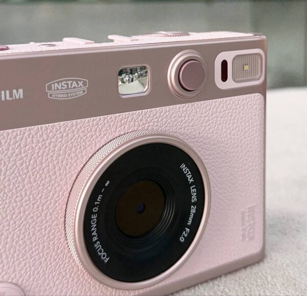 Fujifilm Instax Mini Evo – Pink with Film + Accessory Bundle