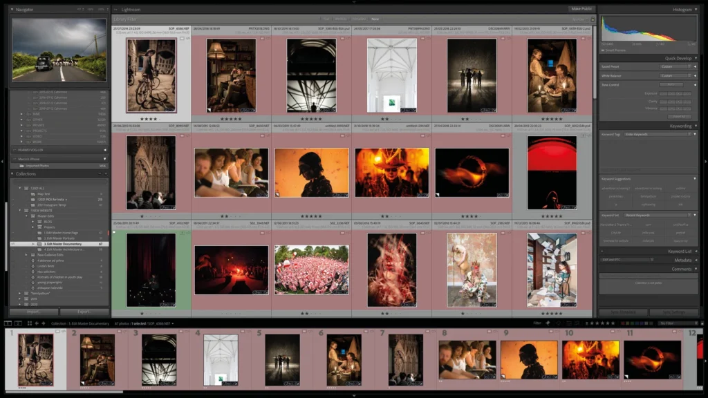 Lightroom Classic vs Lightroom editing interface comparison at Camerion Cameras