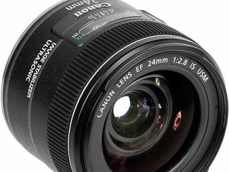 Canon EF prime lens options including Sigma 35mm ART and Canon 24mm IS at Camerion Cameras