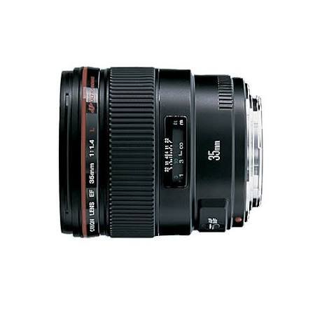Canon 35mm lens L-series f/1.4 professional lens at Camerion Cameras
