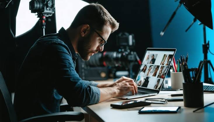 Visual storyteller editing process at Camerion Cameras