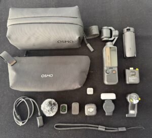 DJI Osmo Pocket 4 4K 120fps gimbal camera 98% excellent condition with full accessory bundle