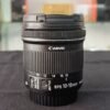 Canon 10-18mm f/4.5-5.6 IS STM ultra-wide zoom lens with UV filter – excellent condition