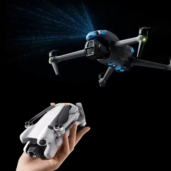 DJI Air 3 vs Mini 4 Pro camera comparison at Camerion Cameras