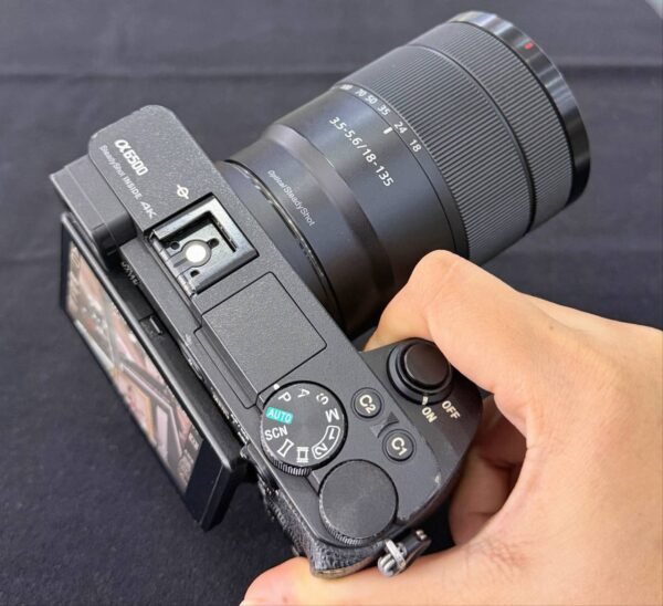 Sony A6500 – 96% Excellent 24MP Mirrorless Camera with 18-135mm Lens + Mic + Full Accessory Bundle